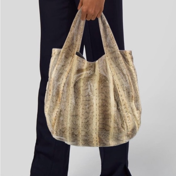 Beirn neutrals snakeskin shoulder handbag - Picture 9 of 9